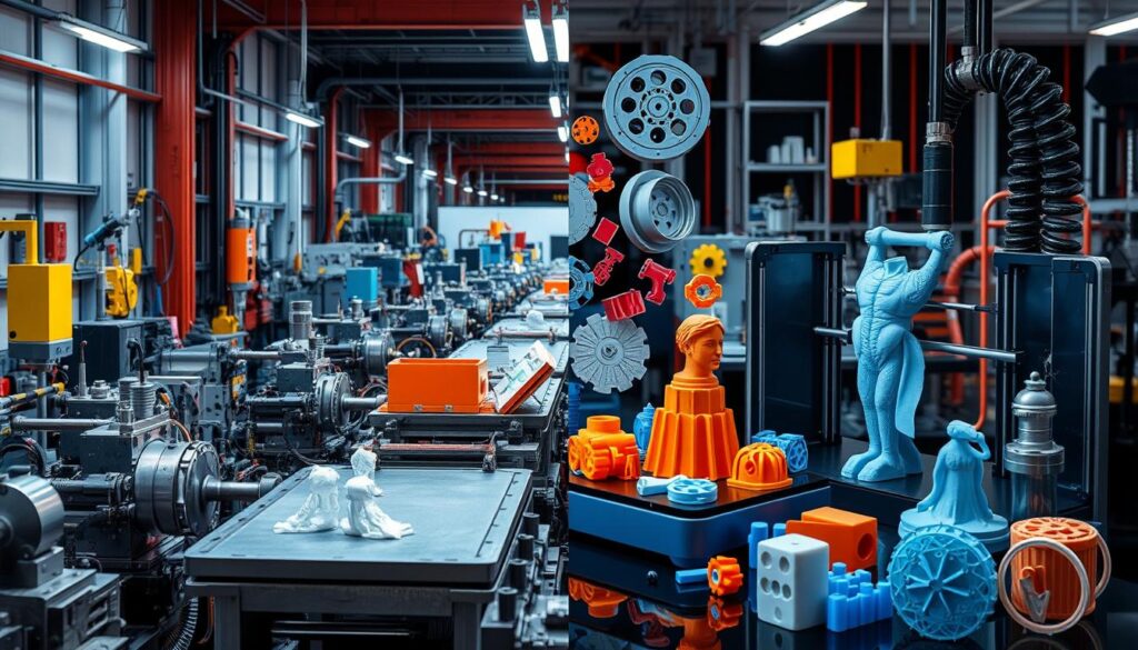Comparaison fabrication traditionnelle vs additive Comparaison fabrication traditionnelle vs additive